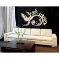 Floral Wall Decal Light Pink 71in x 47in A299103