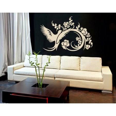 Floral Wall Decal Light Pink 71in x 47in A299103