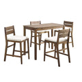 5-Piece Acacia Counter Height Dining Set H725