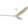 84 Ceiling Fan with Natural Bamboo Blades and White Finish L1299