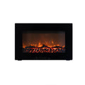 Wall-Mounted Electric Fireplace Black O520062