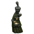 39" Lighted Outdoor Garden Water Fountain L1664