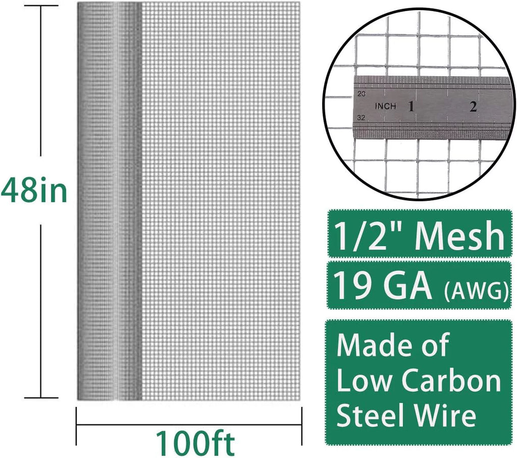 23 Gauge 1/4in Hardware Cloth Wire Mesh Roll H2168