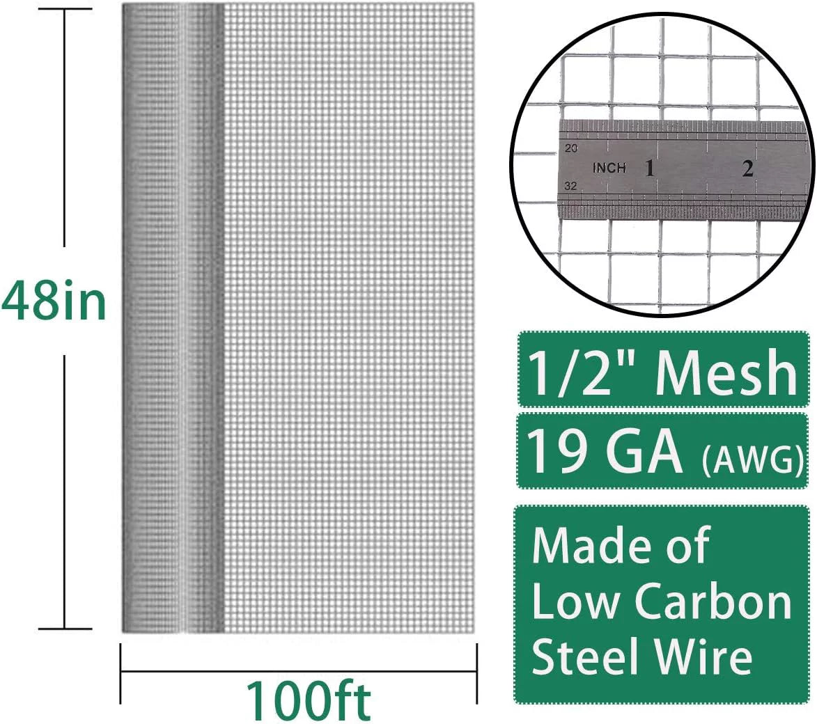 23 Gauge 1/4in Hardware Cloth Wire Mesh Roll H2168