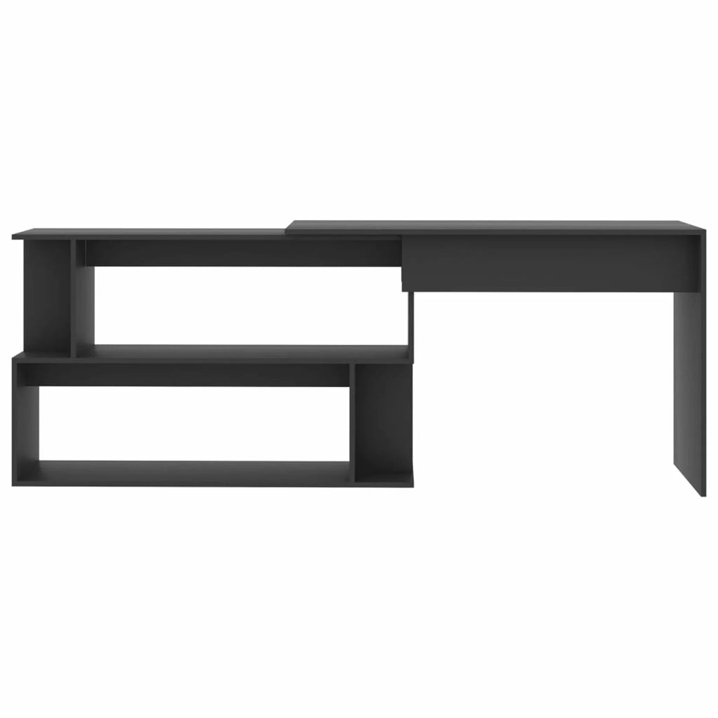 Gray Engineered Wood Corner Desk G891