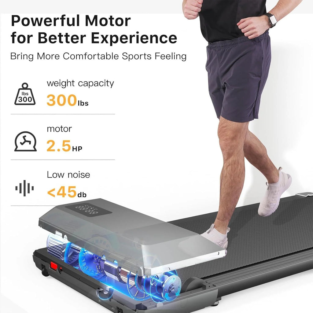 2 in 1 Under Desk Treadmill with Remote Control R318017