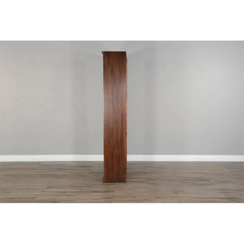 72" Traditional Wood Bookcase U7502
