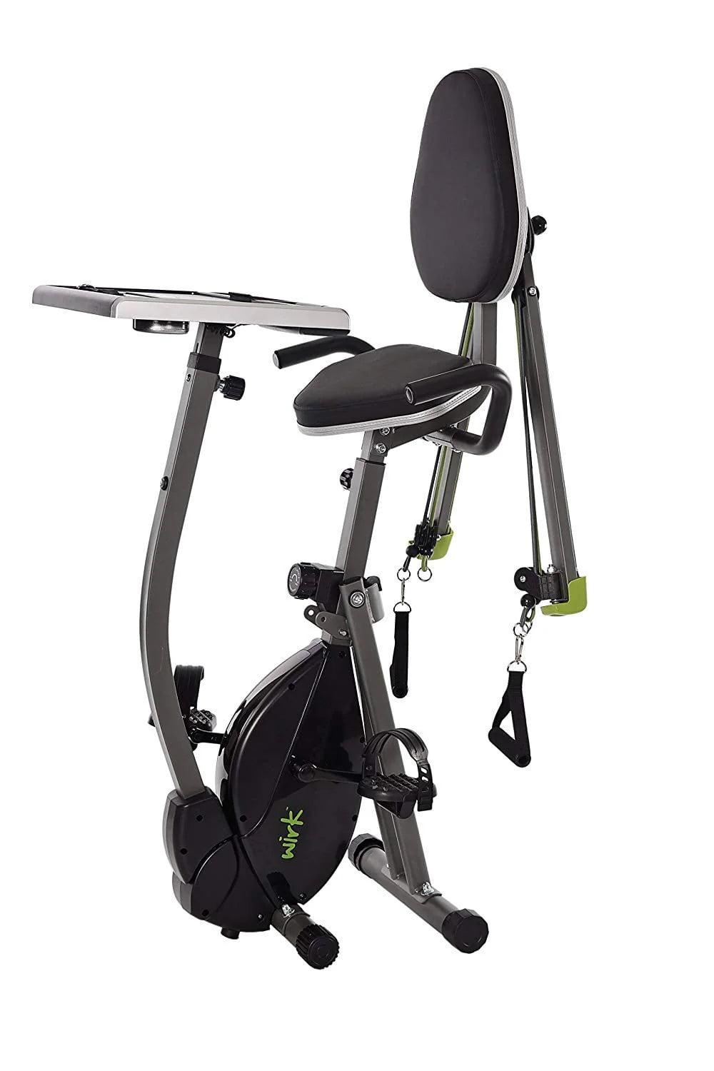 Upright Exercise Bike Workstation and Standing Desk U16101