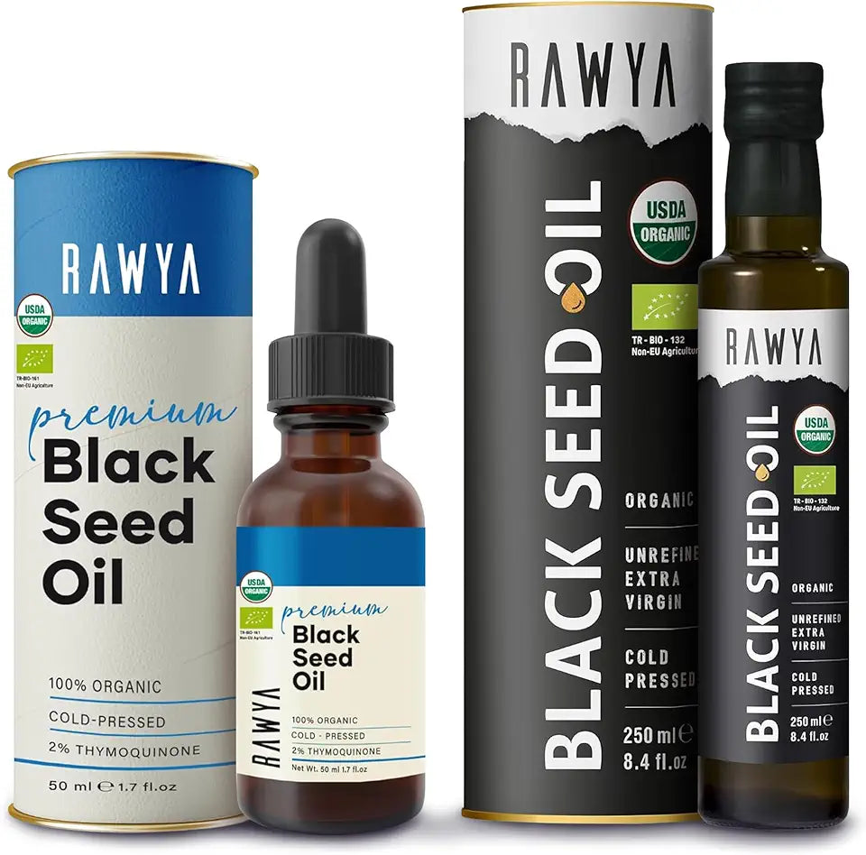 Black Seed Oil Cold Pressed 8.4 Fl Oz + 1.7 Fl Oz H455