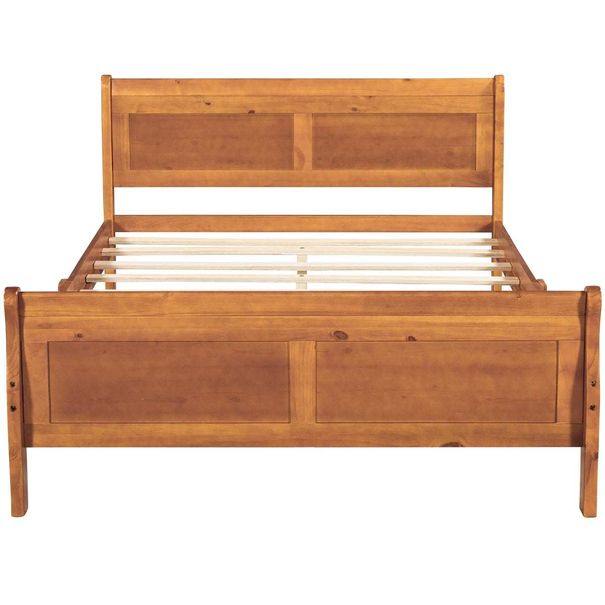 Full Size Wood Platform Bed R3949