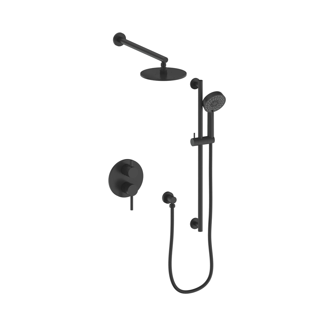 Matte Black Shower System V620628