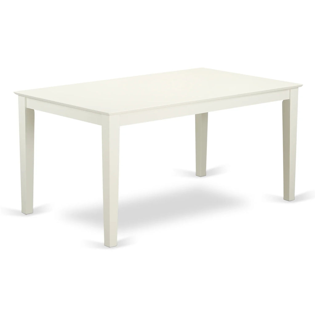 5-piece White Dining Set with 2 Chairs and 2 Benches N966166