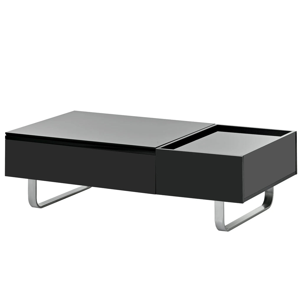 Black Metal Frame Coffee Table A957
