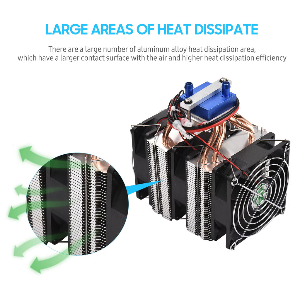 120W Semiconductor Refrigeration Aquarium Chiller for 30 Liters F1287