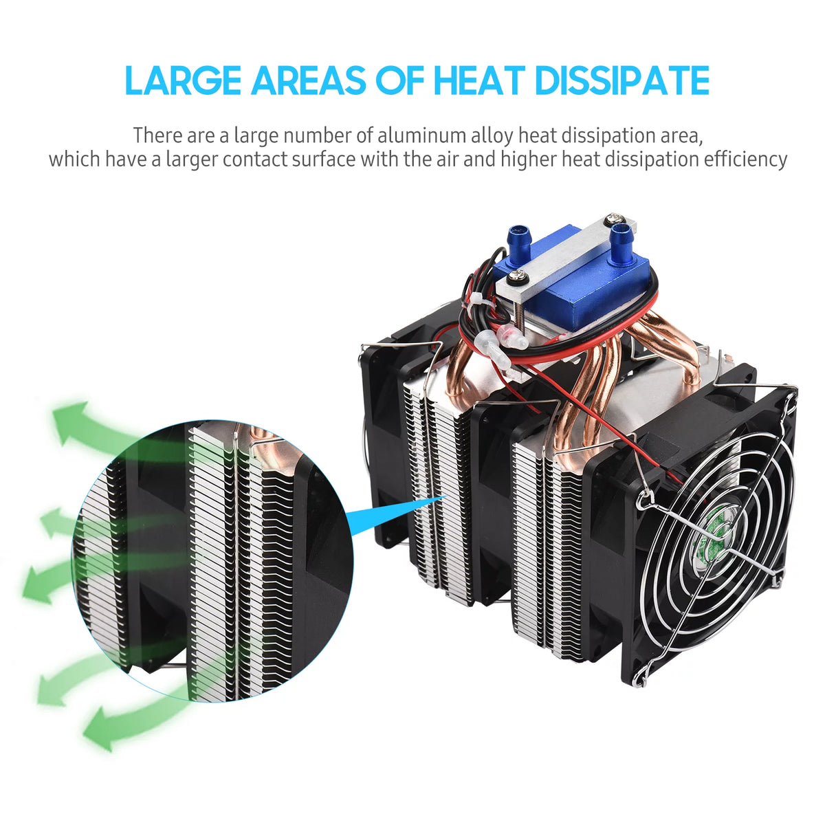 120W Semiconductor Refrigeration Aquarium Chiller for 30 Liters F1287