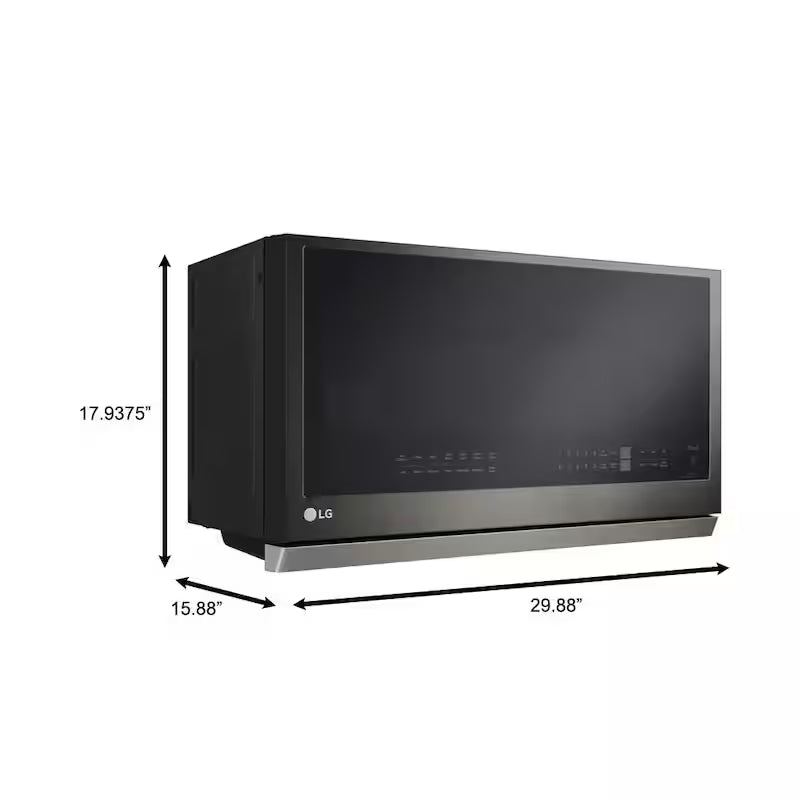 Black Stainless Steel Over-the-Range Microwave Oven S85051
