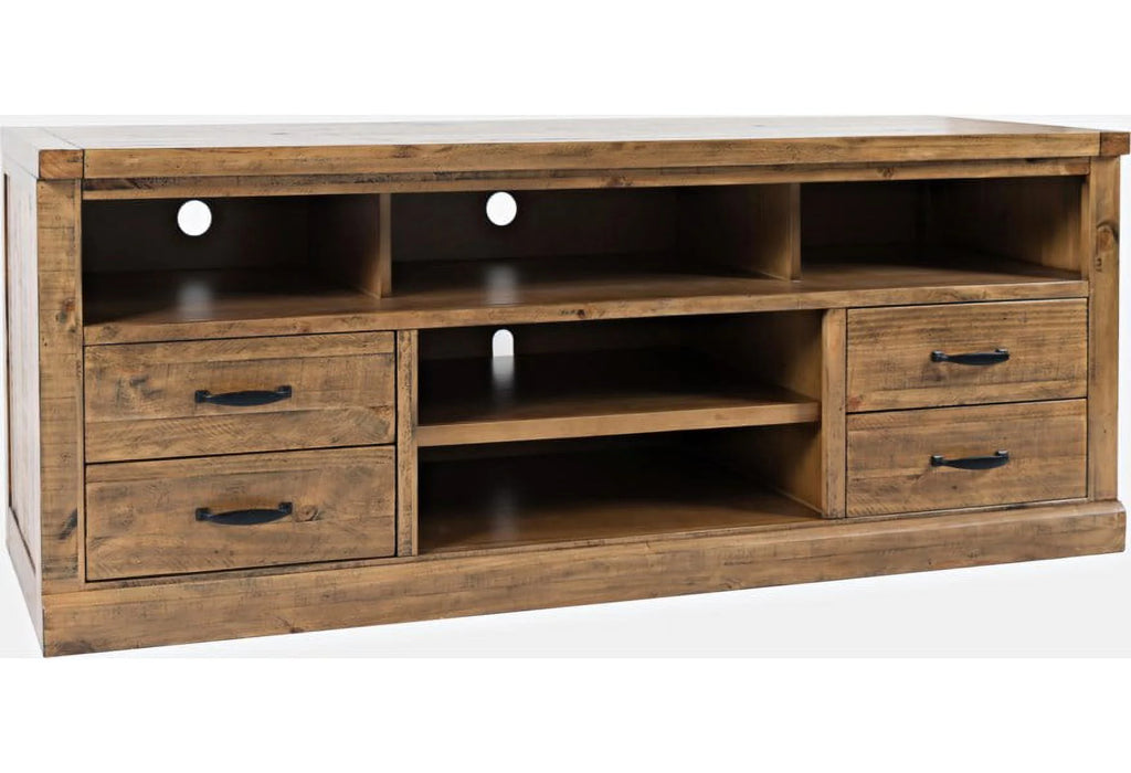 Rustic Distressed Pine TV Stand P45148