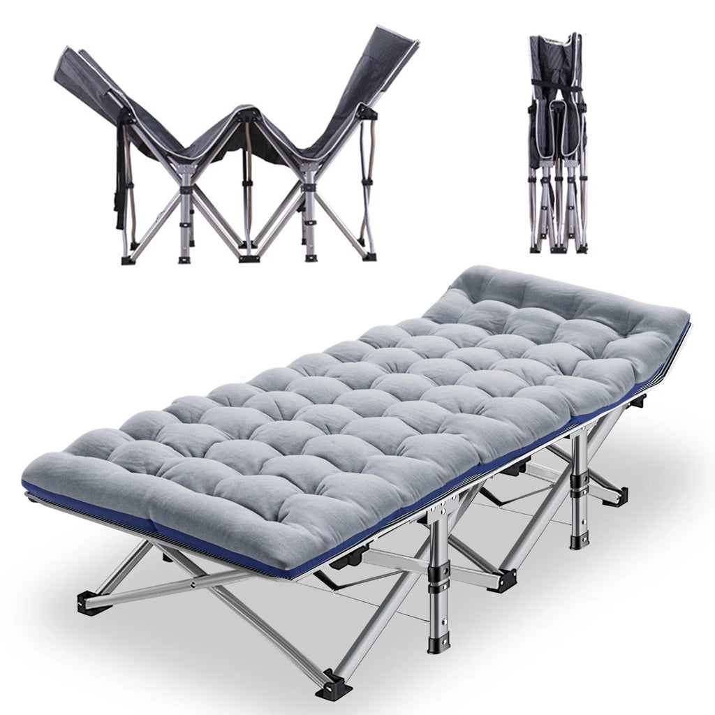 75" Folding Bed with Mattress and Carry Bag Z6038