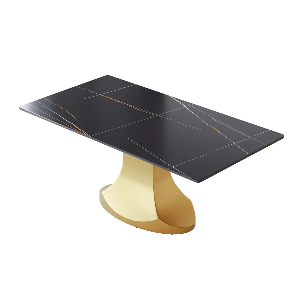 71" Sintered Stone Dining Table for 6 Person V346