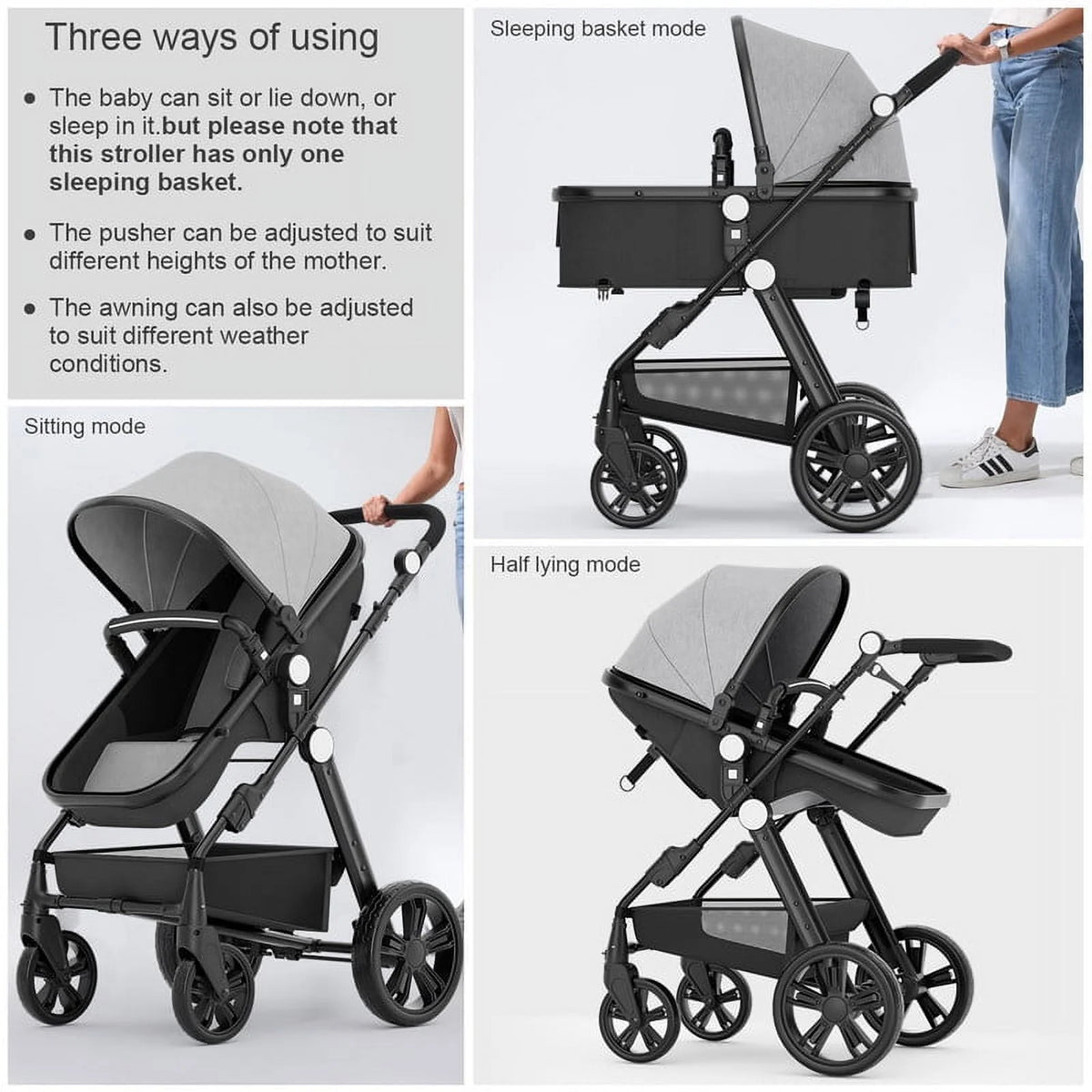Foldable Baby Stroller Q843