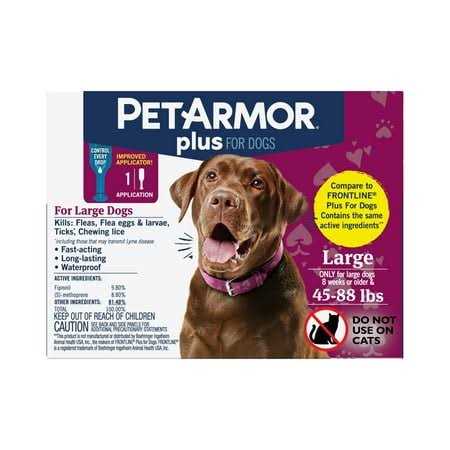 Flea and Tick Prevention for Large Dogs Q46173