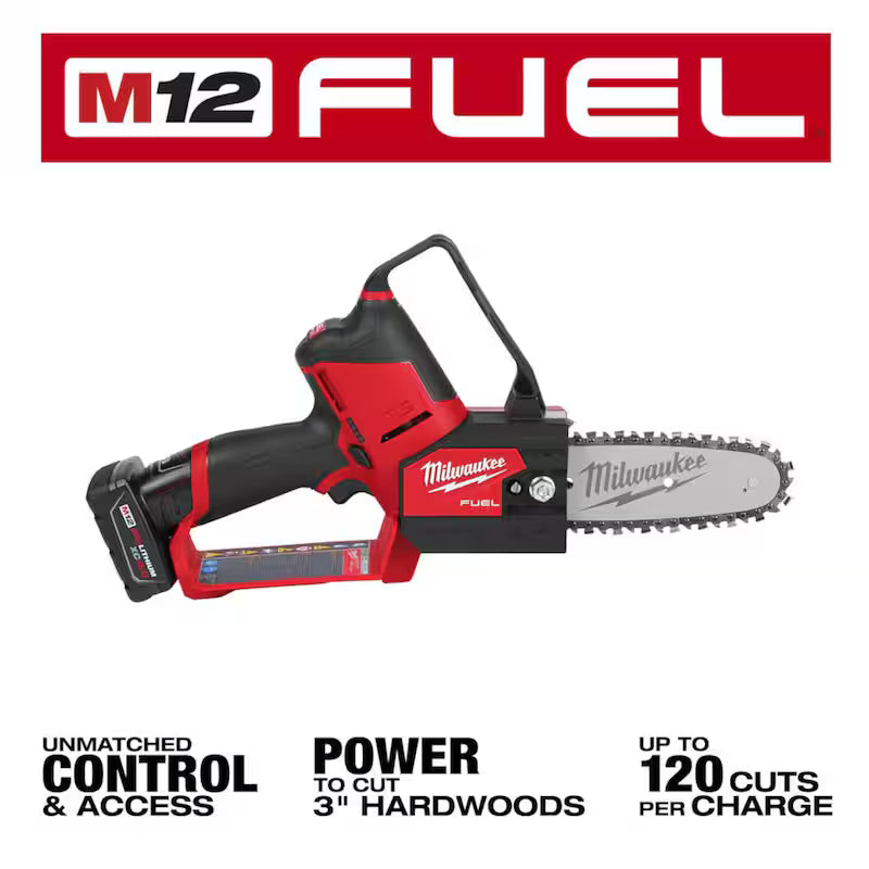 12V Lithium-Ion Brushless Pruning Saw Kit with Battery and Charger C94324