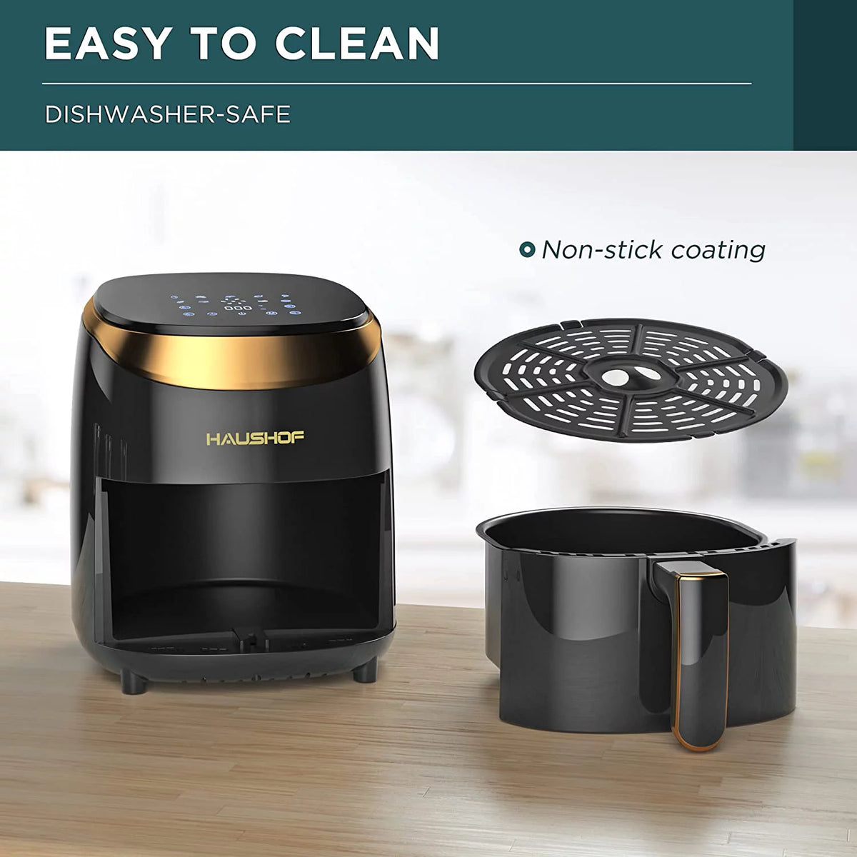 4.2 Quart Nonstick Stainless Steel Air Fryer Z3049