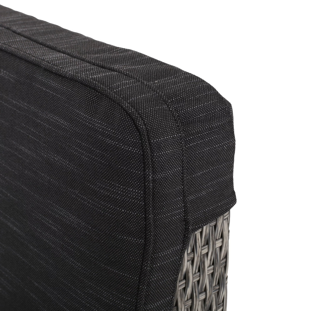 Set of 2 Wicker Outdoor Recliner with Cushion Q167247