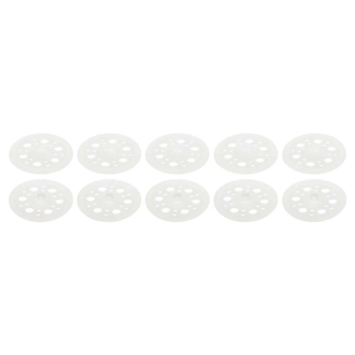 46mm Polypropylene Flat Plastic Washers White 400 Pack Q879