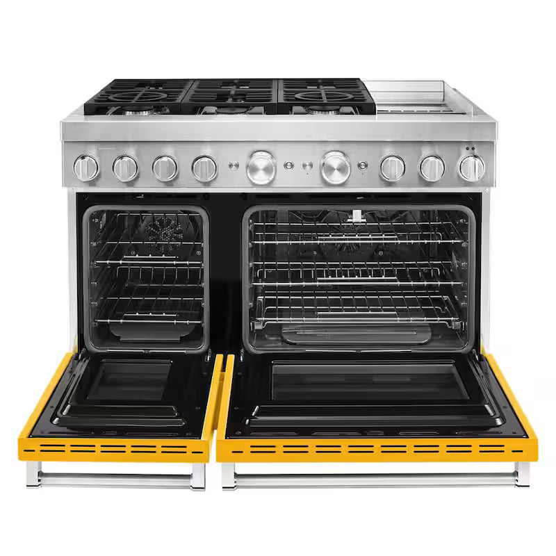6.3 cu. ft. Smart Double Oven Dual Fuel Range with True Convection I56405