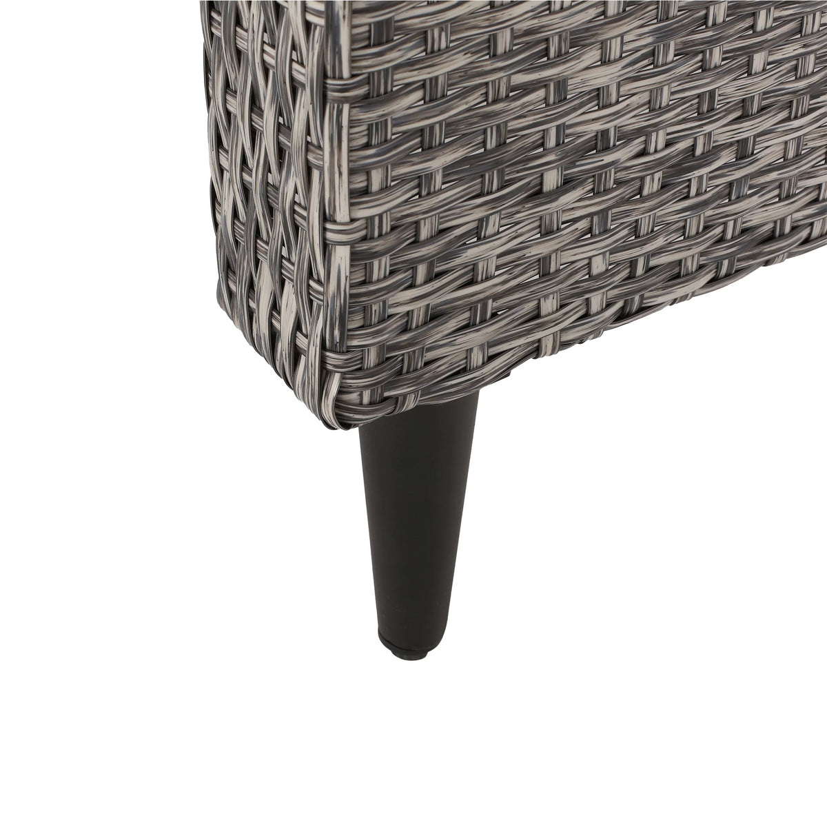 Set of 2 Wicker Outdoor Recliner with Cushion Q167247