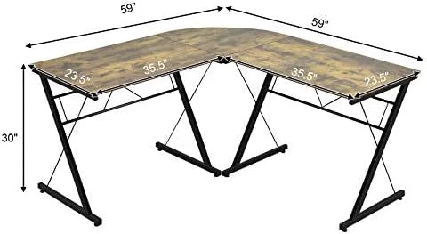 L-Shaped Corner Computer Desk J10093