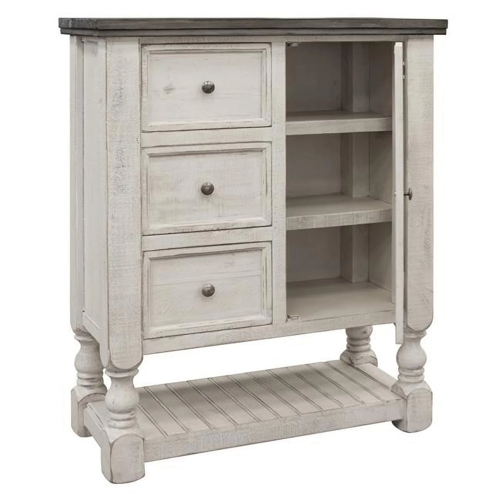 39 in. Solid Wood Three Drawer Chest W6566
