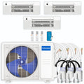27,000 BTU 3 Zone Ceiling Cassette Ductless Air Conditioner and Heat Pump Z221246