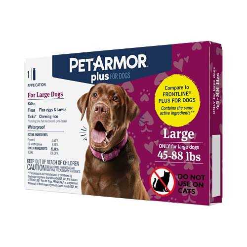 Flea and Tick Prevention for Large Dogs Q46173