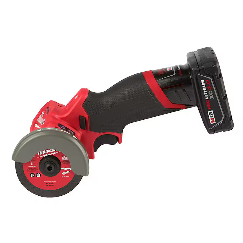 12V Cordless Brushless Cut Off Saw Kit with 5.0 Ah Battery D37873