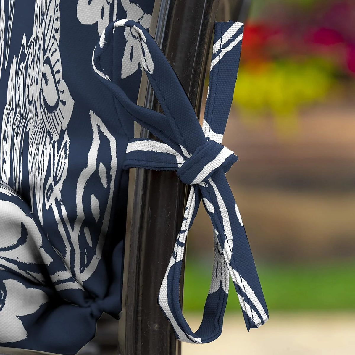 Sapphire Blue Outdoor Dining Chair Cushion 20 X 20 Y8495