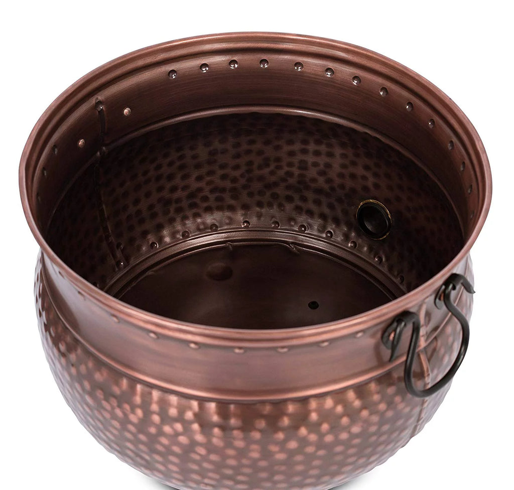 Garden Water Hose Pot with Lid B2673