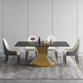 71" Sintered Stone Dining Table for 6 Person V346