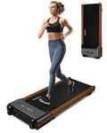 Wood Under Desk Treadmill 300 lb Capacity 2.25HP D390