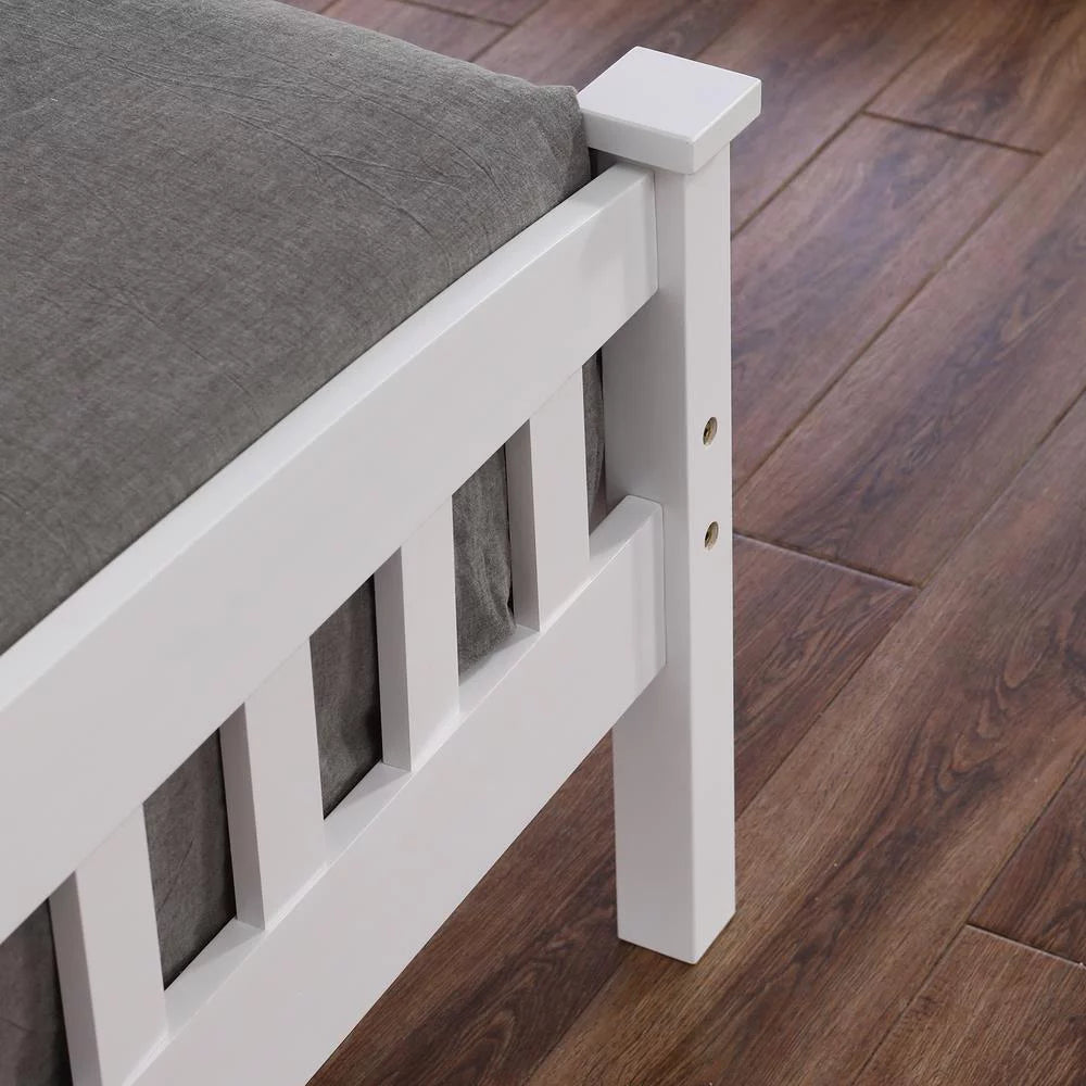 Full Bed Frame Wood with Headboard T10044