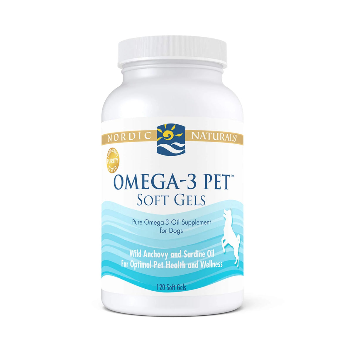 Unflavored Omega-3 Fish Oil Soft Gels for Dogs J8794