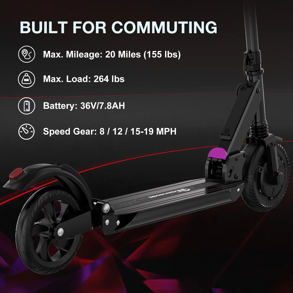 350W Folding Electric Scooter with 8 Solid Tires M8998