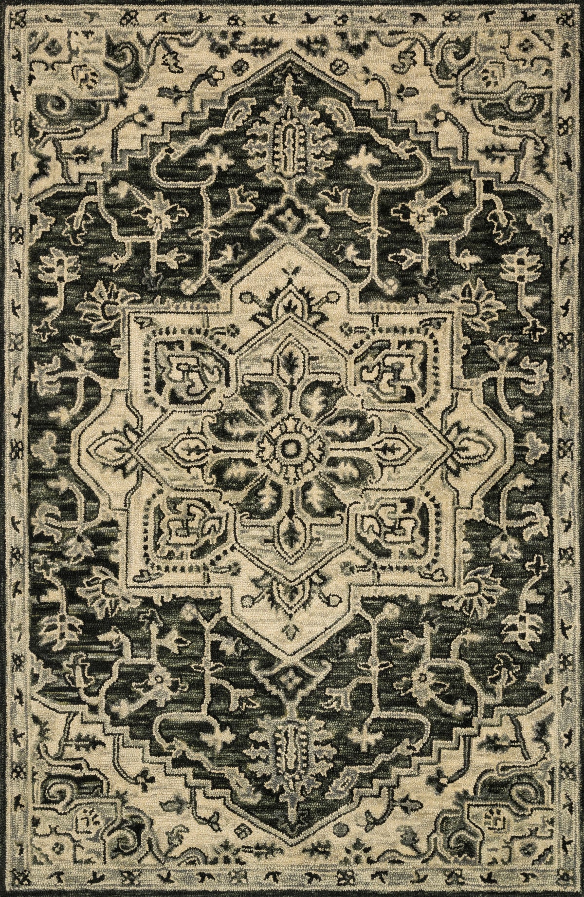 Charcoal Lt Grey 7'9 x 9'9 Rug J246403