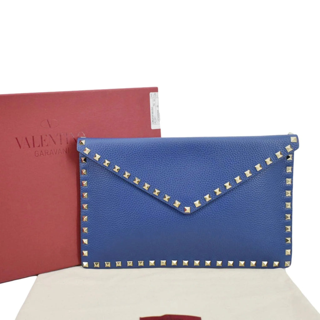 Blue Leather Pouch O10531