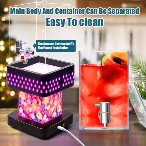 1.2 Gallon Lighted Cold Drink Dispenser N641