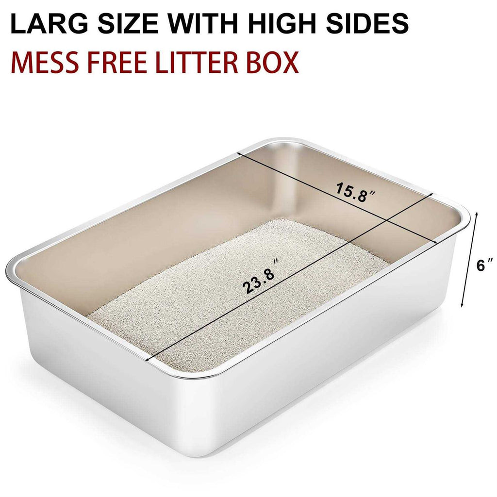 Stainless Steel Cat and Rabbit Litter Box S149438