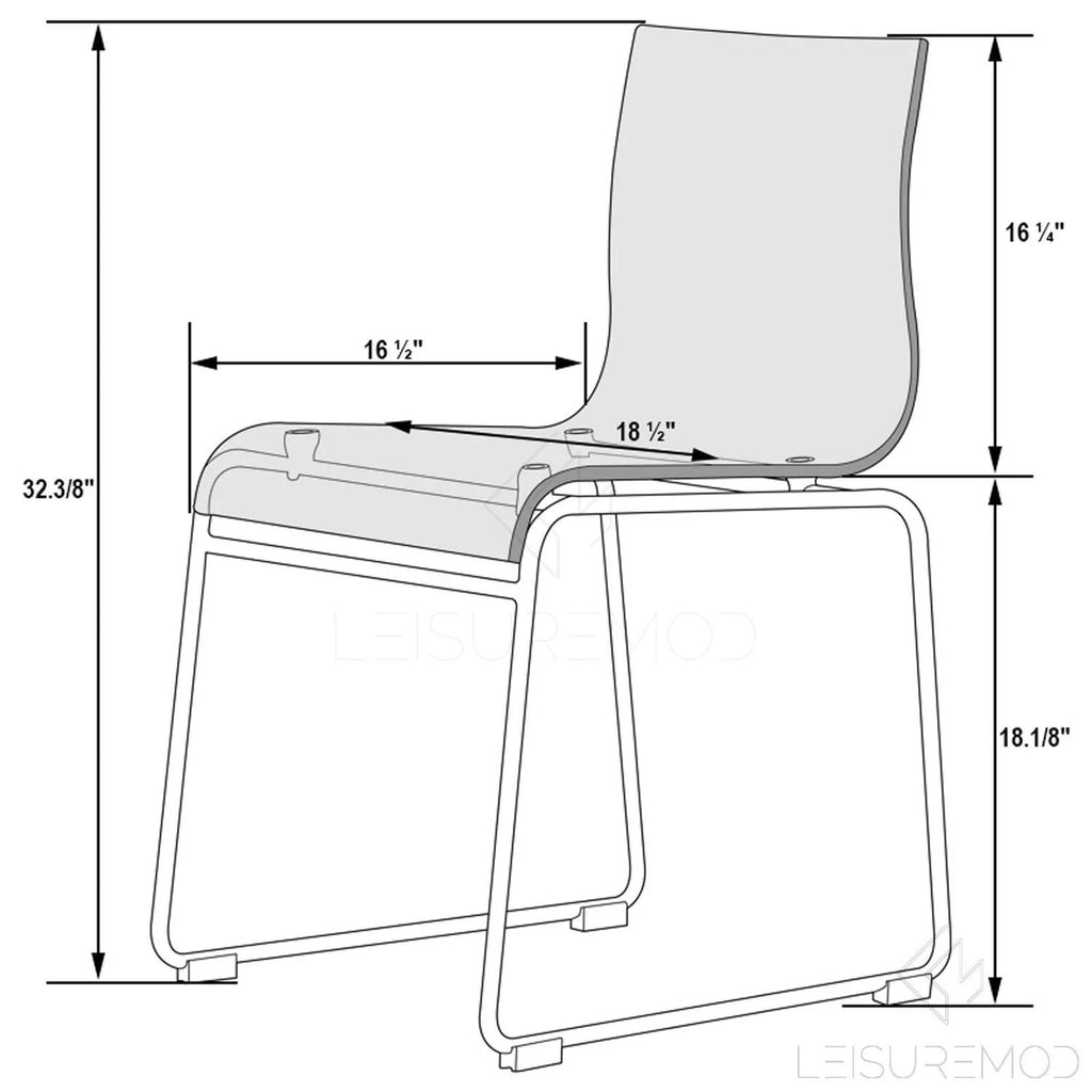 Modern Acrylic Chair U67745