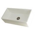36 In. Apron Front Farmhouse Single Bowl Kitchen Sink, Matte White B186024