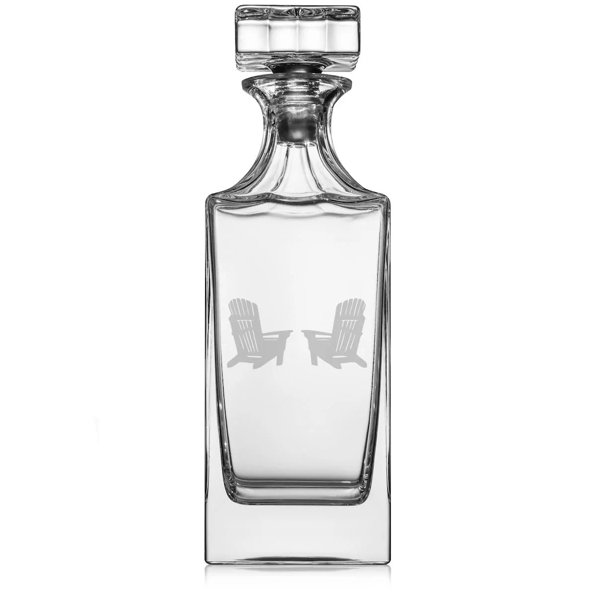 30 oz Glass Whiskey Decanter with Glass Stopper M382721